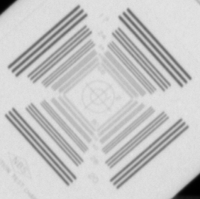 Resolution chart detail